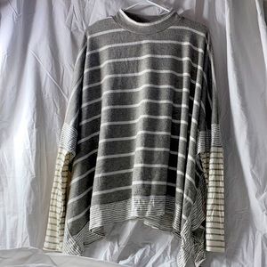 striped long sleeve boutique top size XL